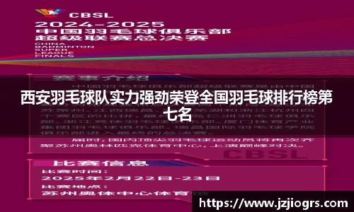 西安羽毛球队实力强劲荣登全国羽毛球排行榜第七名